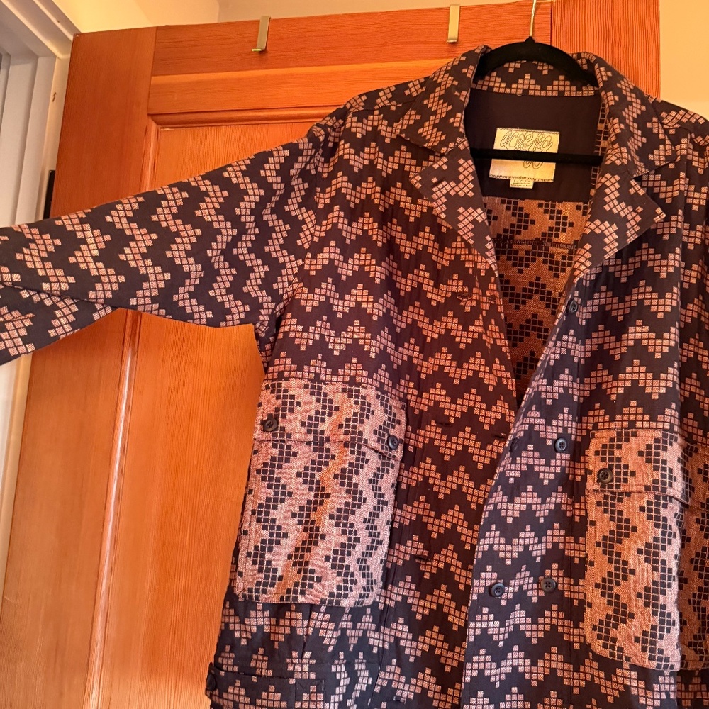 Ace & Jig Black Herringbone Field Jacket - Picture 7 of 8